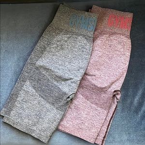 2 pack Gymshark exercises biker shorts